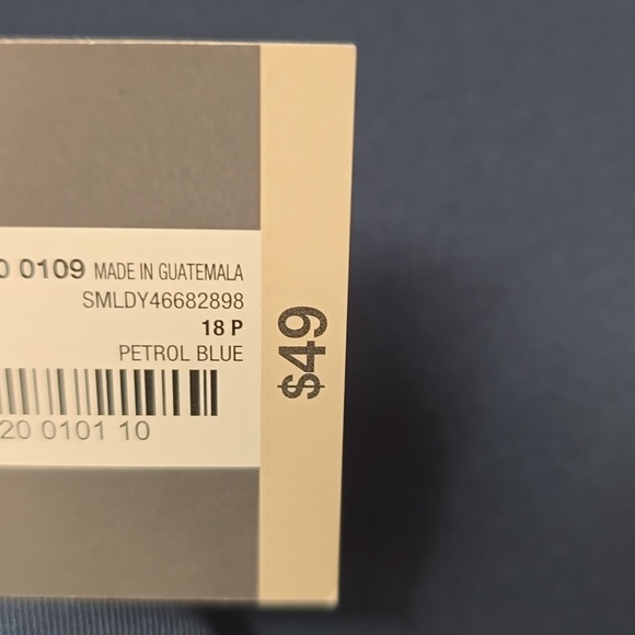 WORTHINGTON BRAND WOMEN'S PETITE PLUS SIZE BLUE DRESS PANTS TROUSERS SIZE 18P - Picture 8 of 12